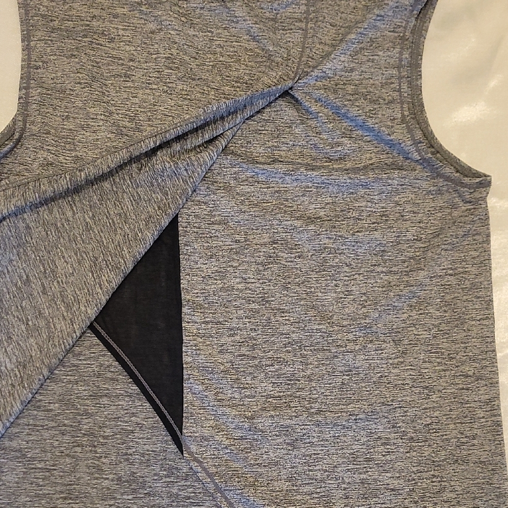 Athleta Gray Sleeveless Top S - Picture 6 of 8